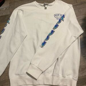White Ron Jon crewneck